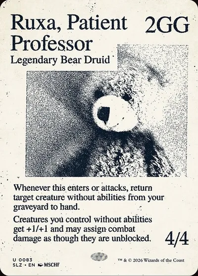 Ruxa, Patient Professor