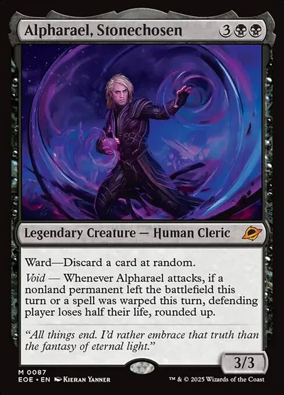 Alpharael, Stonechosen