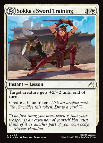 Sokka's Sword Training