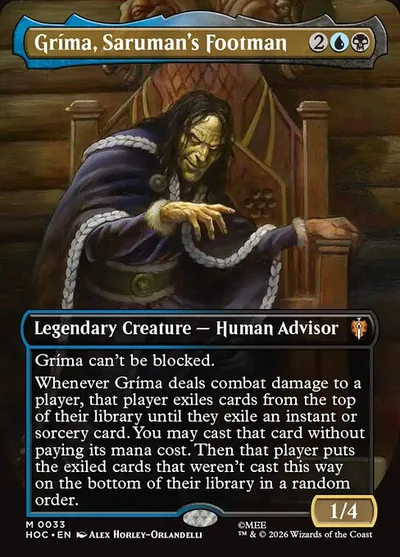 Gríma, Saruman's Footman