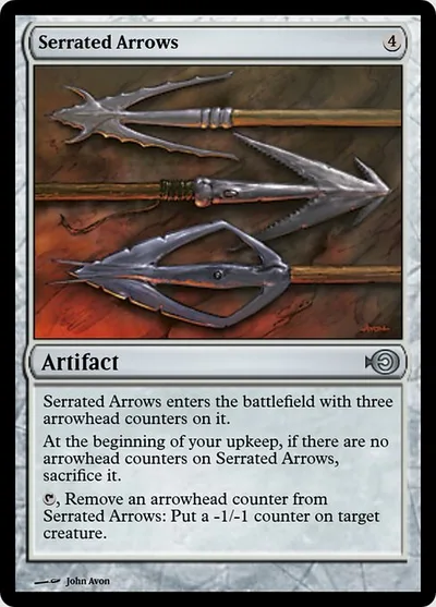 Serrated Arrows