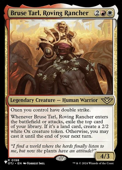Bruse Tarl, Roving Rancher