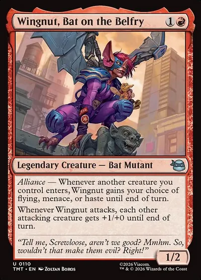 Wingnut, Bat on the Belfry