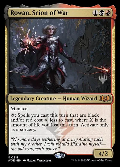 Rowan, Scion of War