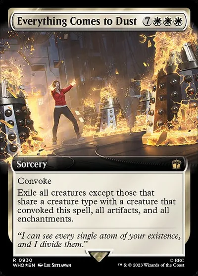 Everything Comes to Dust