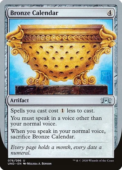 Bronze Calendar