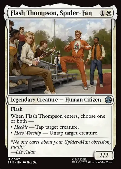 Flash Thompson, Spider-Fan