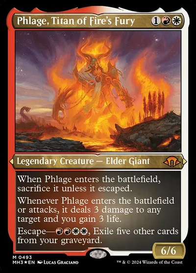 Phlage, Titan of Fire's Fury
