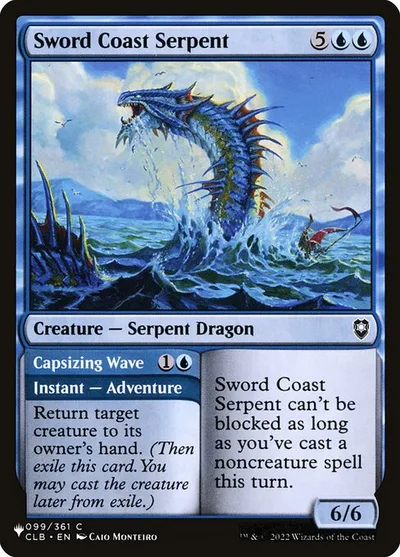Sword Coast Serpent // Capsizing Wave