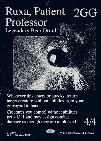 Ruxa, Patient Professor