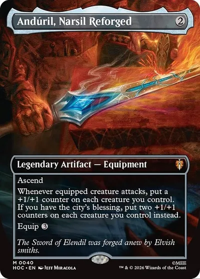 Andúril, Narsil Reforged