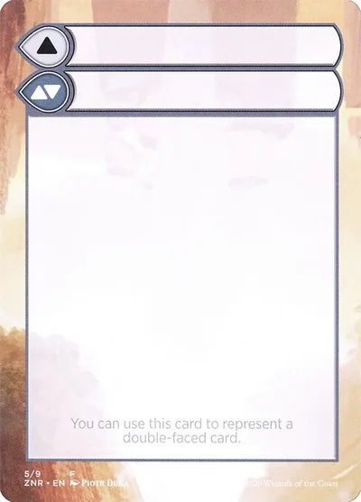 Double-Faced Substitute Card