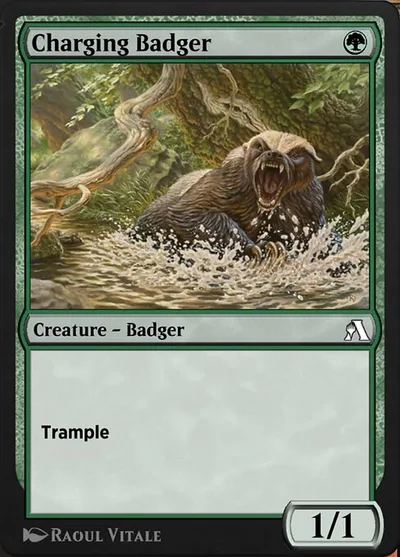 Charging Badger