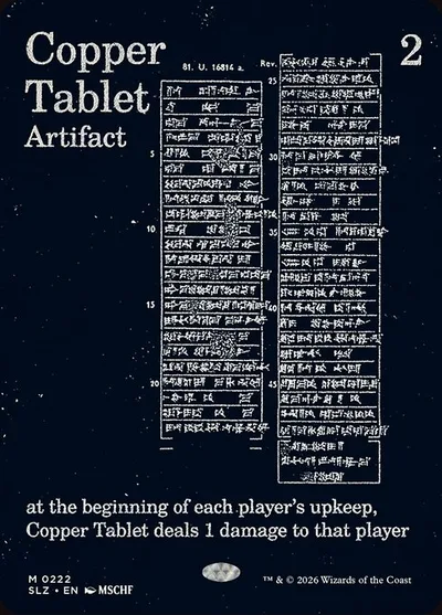 Copper Tablet