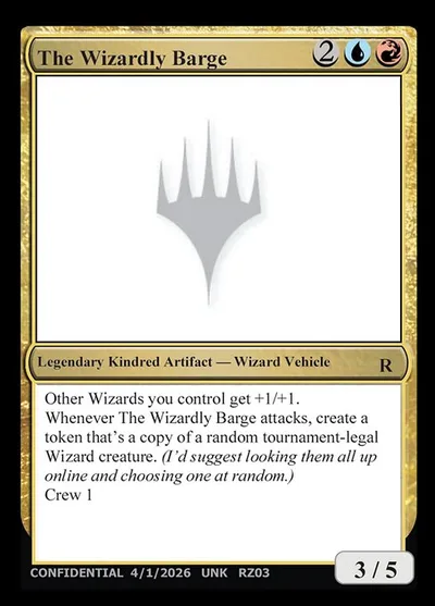 The Wizardly Barge