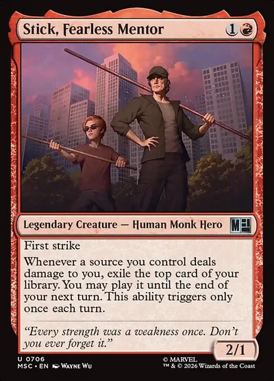 Stick, Fearless Mentor