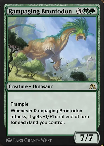 Rampaging Brontodon