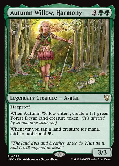 Autumn Willow, Harmony