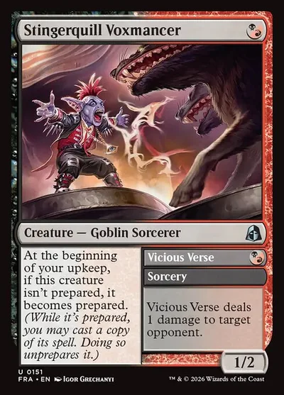 Stingerquill Voxmancer // Vicious Verse