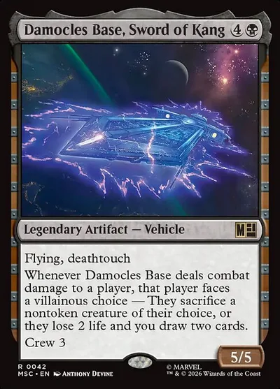 Damocles Base, Sword of Kang