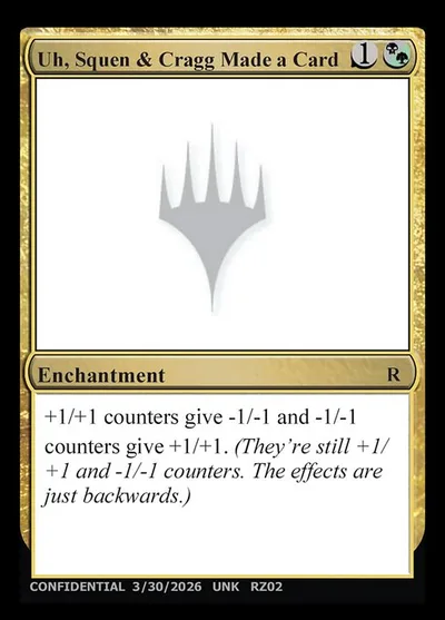 Uh, Squen & Cragg Made a Card