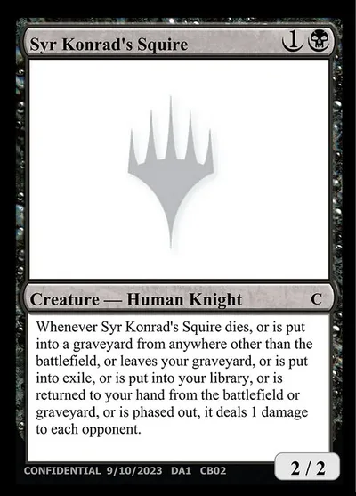 Syr Konrad's Squire