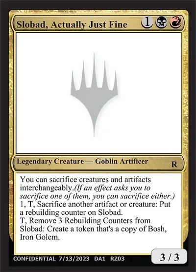 Slobad, Actually Just Fine