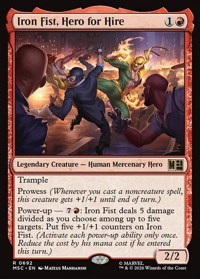 Iron Fist, Hero for Hire