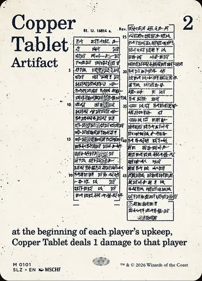 Copper Tablet