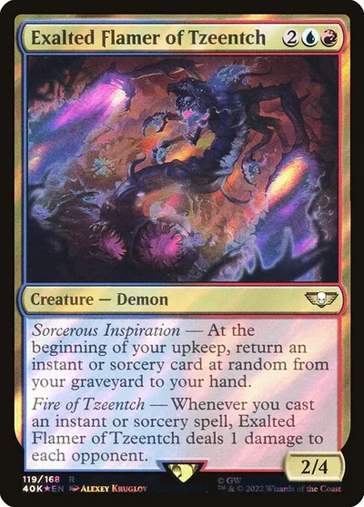 Exalted Flamer of Tzeentch