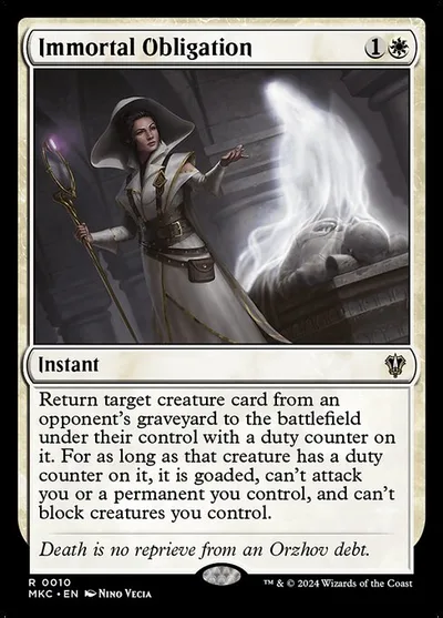 Immortal Obligation