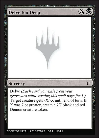 Delve too Deep