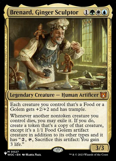 Brenard, Ginger Sculptor