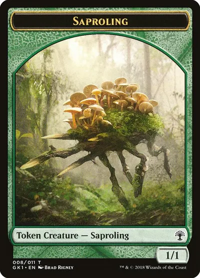 Saproling // Elf Knight