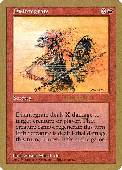 Disintegrate