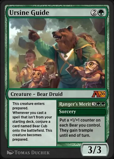 Ursine Guide // Ranger's Merit