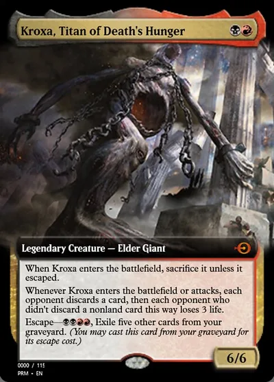 Kroxa, Titan of Death's Hunger