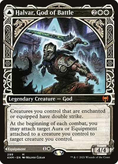 Halvar, God of Battle // Sword of the Realms