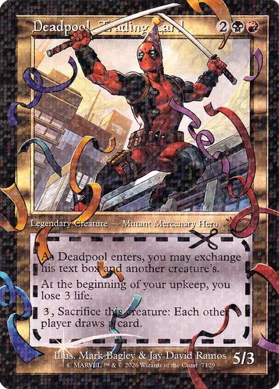 Deadpool, Trading Card