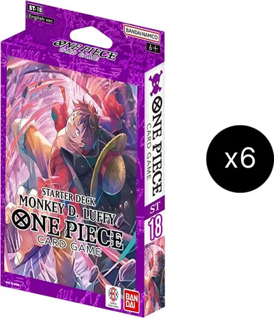 Starter Deck 18: PURPLE Monkey.D.Luffy Display