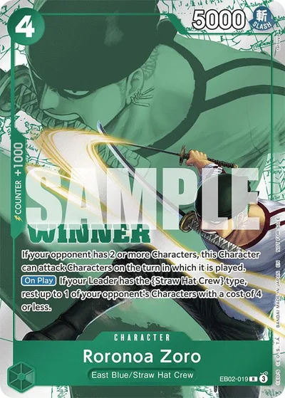 Roronoa Zoro (Winner Pack 2025 Vol. 3)
