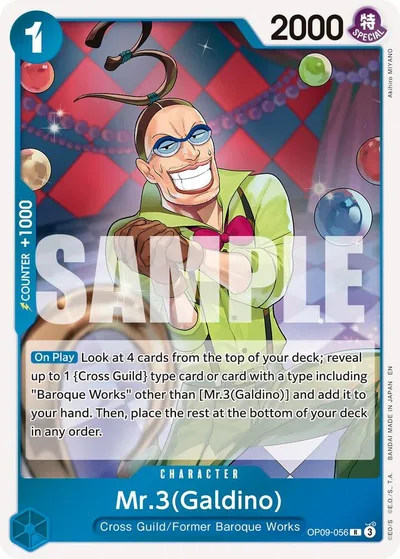 Mr.3(Galdino) - OP09-056 (Reprint)