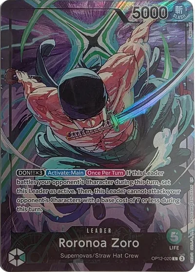 Roronoa Zoro - OP12-020 (Official Playmat Limited Edition Vol.4)