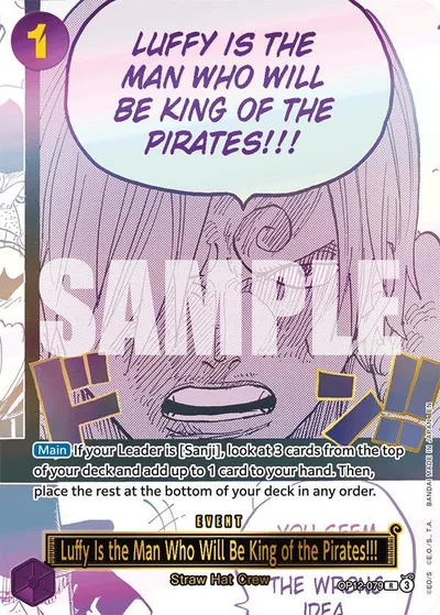 Luffy Is the Man Who Will Be King of the Pirates!!! (Japanese Version 3rd Anniversary Set)