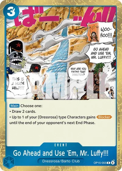Go Ahead and Use 'Em, Mr. Luffy!!!