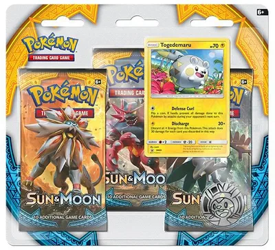 Sun & Moon Base Set 3 Pack Blister [Togedemaru]