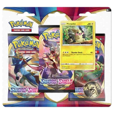 Sword & Shield 3 Pack Blister [Morpeko]