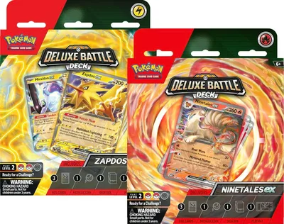 Deluxe Battle Deck: Zapdos ex/Ninetales ex [Set of 2]