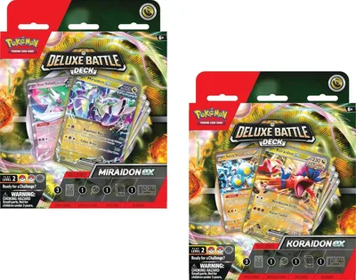 Deluxe Battle Deck: Miraidon ex/Koraidon ex  [Set of 2]