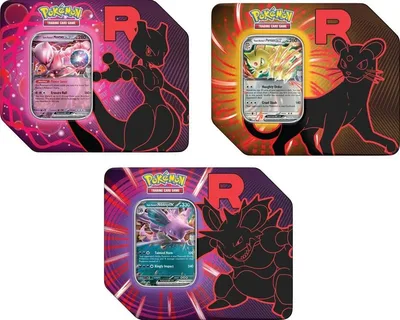 Team Rocket Tin [Set of 3]